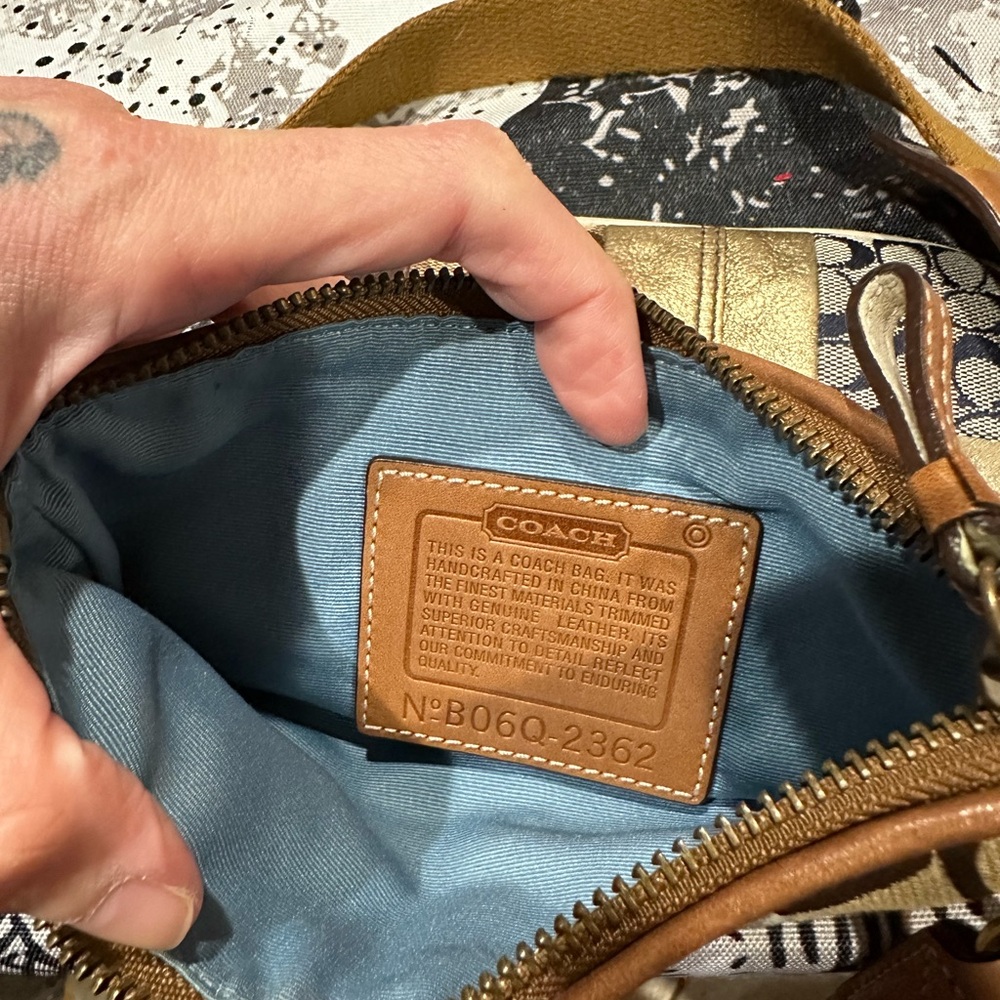 Coach Patchwork Shoulder Sling - image 5